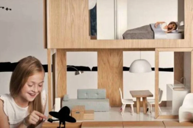 As casinhas de brinquedo são criadas com modelos arquitetônicos parecidos com as modernas casas construídas dentro de padrões de certificação ambiental (Divulgação)