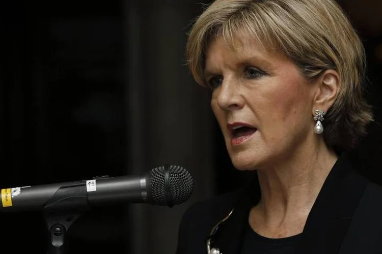 Chanceler da Austrália, Julie Bishop: Embaixada conta somente com o pessoal "essencial", disse (Yuya Shino/Reuters)