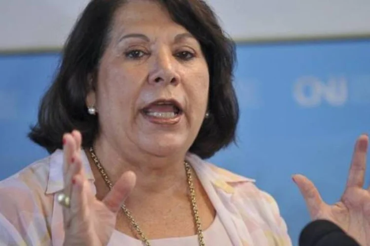 
	Calmon: pr&eacute;-candidata ao Senado na Bahia, ela negou possibilidade de pedir apoio a Barbosa
 (Fabio Rodrigues Pozzebom/ABr)