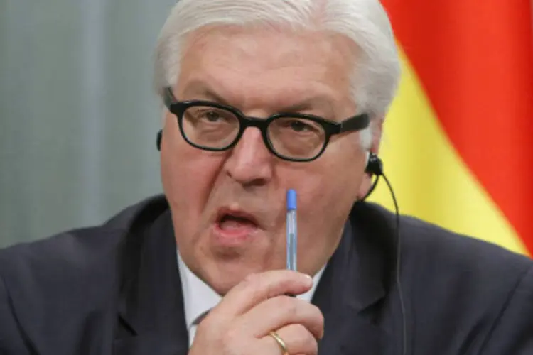 Ministro das Relações Exteriores alemão, Frank-Walter Steinmeier: "recebemos um pedido para esta segunda fase, e acho que tomaremos parte nessa operação", disse (Maxim Shemetov/Reuters)
