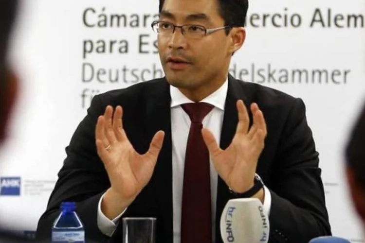 Ministro da Economia alemão, Philipp Roesler, disse que a Alemanha passa por águas turbulentas devido a crise da dívida europeia (Paul Hanna/Reuters)