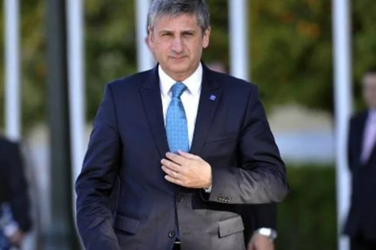 O ministro das Finanças austríaco Michael Spindelegger, que renunciou (Louisa Gouliamaki/AFP)