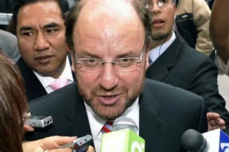 O chanceler chileno, Alfredo Moreno: ministro cobrou medidas da Bolívia para que caso não se repita (AFP)