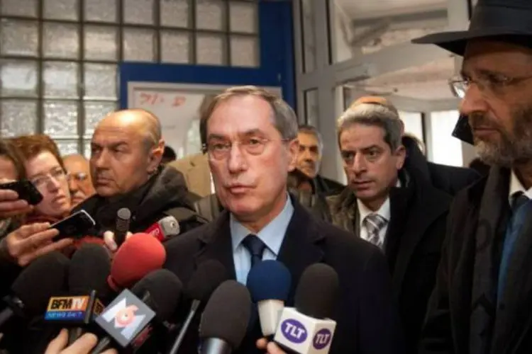 Ministro do Interior francês, Claude Guéant, fala sobre o massacre de Toulouse (Gilles Bouquillon/Getty Images)