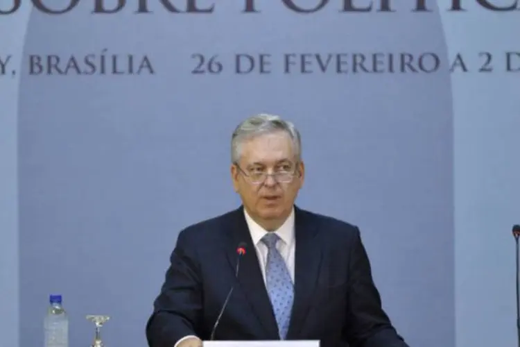 O ministro das Relações Exteriores, Luiz Alberto Figueiredo: encontro foi fechado à imprensa (Wilson Dias/ABr)