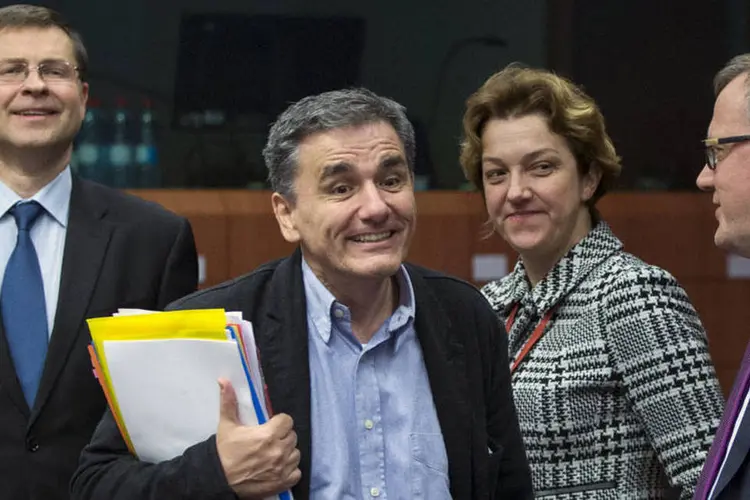 O ministro das Finanças, Euclid Tsakalotos (Yves Herman/REUTERS)