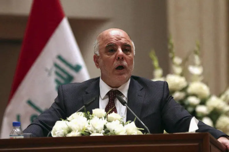 Primeiro-ministro iraquiano, Haider al-Abadi: novo governo foi constituído ontem (Hadi Mizban/Pool/Reuters)