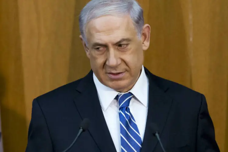 
	Benjamin Netanyahu: comandantes morreram devido ataque a&eacute;reo israelense
 (Jim Hollander/Pool/Reuters)