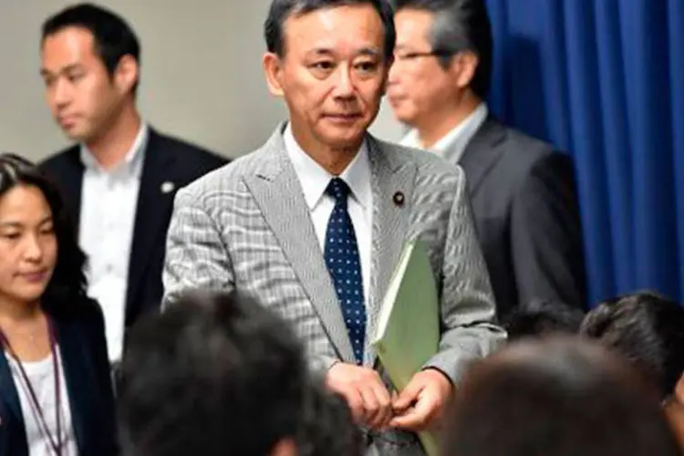 
	O ministro da Justi&ccedil;a do Jap&atilde;o, Sadakazu Tanigaki
 (Yoshikazu Tsuno/AFP)