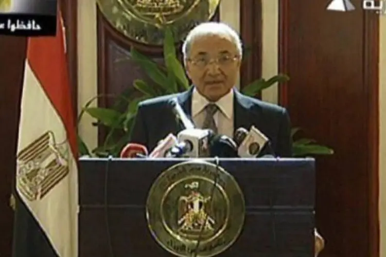 Ahmed Shafik, ex-premiê egípcio: governo de transição corre para organizar eleições (AFP/Mohammed Huwais)