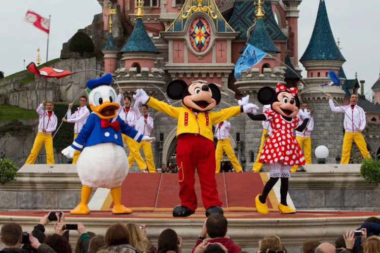 
	Show da Disney: seu criador tinha como sonho criar um lugar m&aacute;gico e seguro em que suas filhas pudessem se divertir
 (Getty Images)