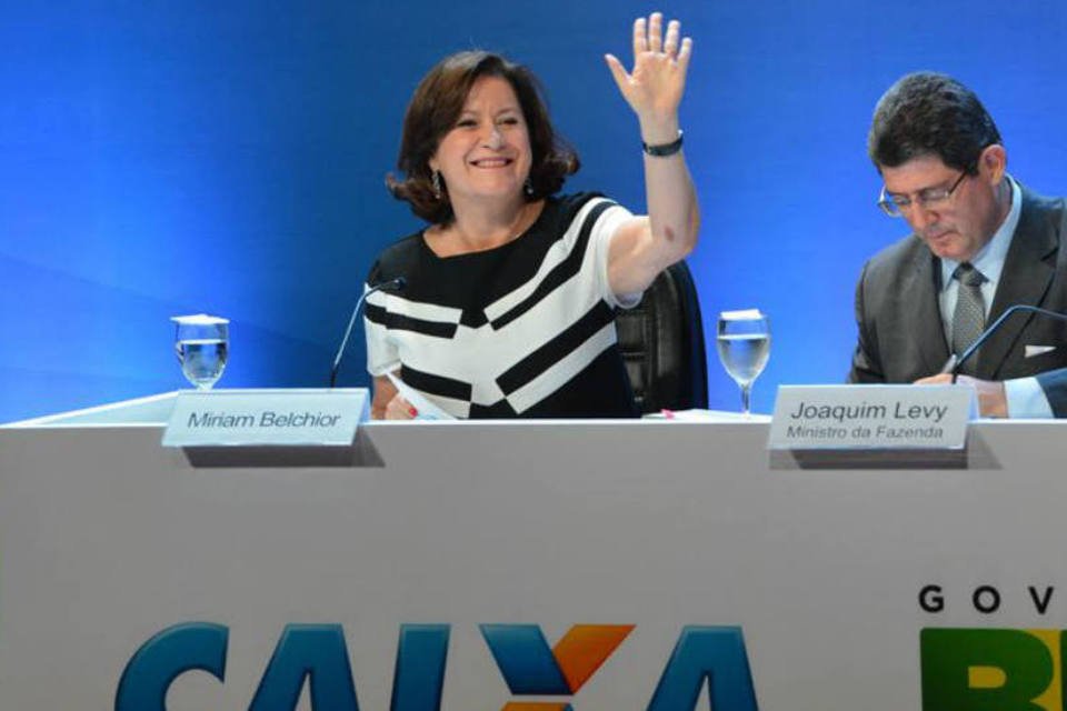 
	Cerim&ocirc;nia de posse da nova presidente da Caixa, Miriam Belchior
 (Valter Campanato/Agência Brasil)