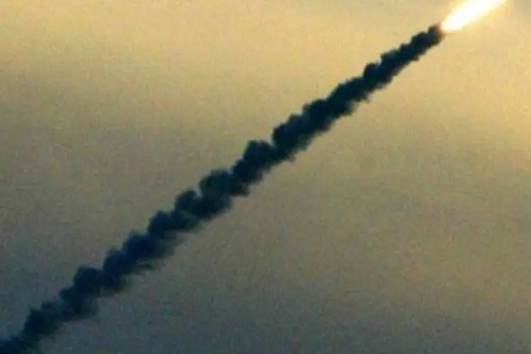 Míssil de curto alcance da Coreia do Norte: os mísseis são do tipo Scud, explicou um porta-voz do Pentágono, o coronel Steven Warren (AFP)