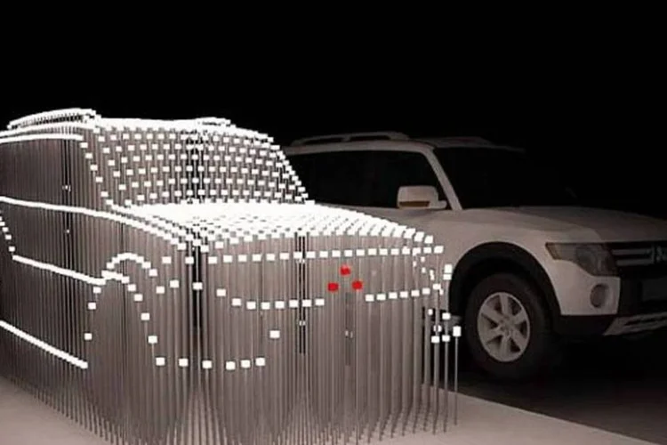 Montadora criou modelo em led para comemorar os 30 anos do veículo (Divulgação)