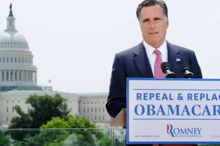 O adversário do presidente nas eleições de 2012, o republicano Mitt Romney, fez comentários sobre a reforma (Jonathan Ernst/Reuters)