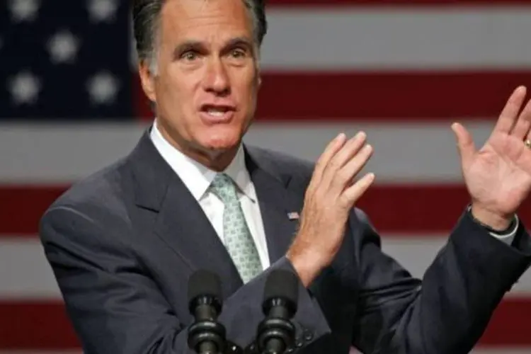 Mitt Romney: candidato republicano fez críticas à organização das Olimpíadas (Bill Pugliano/Getty Images)