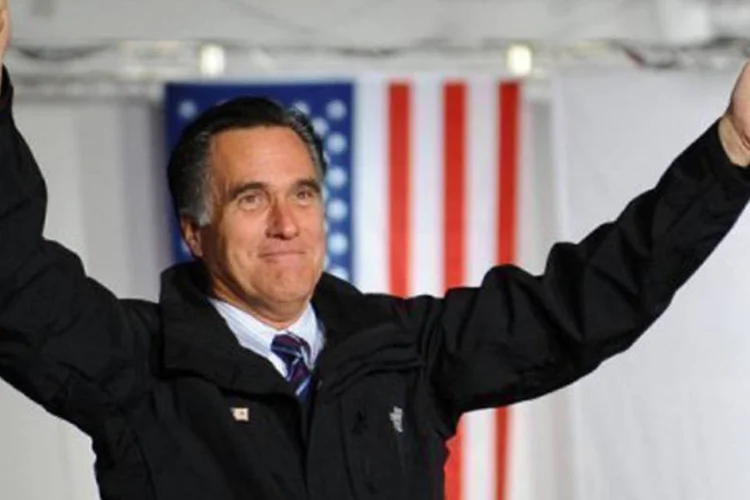 
	Mitt Romney em uma de suas visitas a Ohio: republicano deve voltar ao estado no dia final das elei&ccedil;&otilde;es
 (Emmanuel Dunand/AFP)