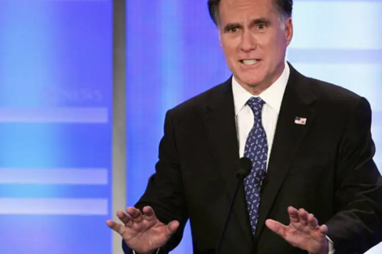 Ex-governador de Massachusetts, Romney disse hoje que oferece "uma escolha verdadeira e um novo começo" aos EUA (Getty Images)