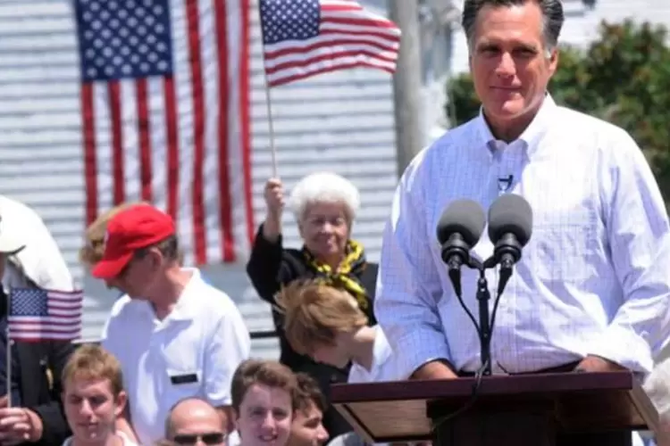Mitt Romney já está em Iowa, o primeiro estado que irá votar sobre a escolha do candidato do partido (Darren McCollester/Getty Images)