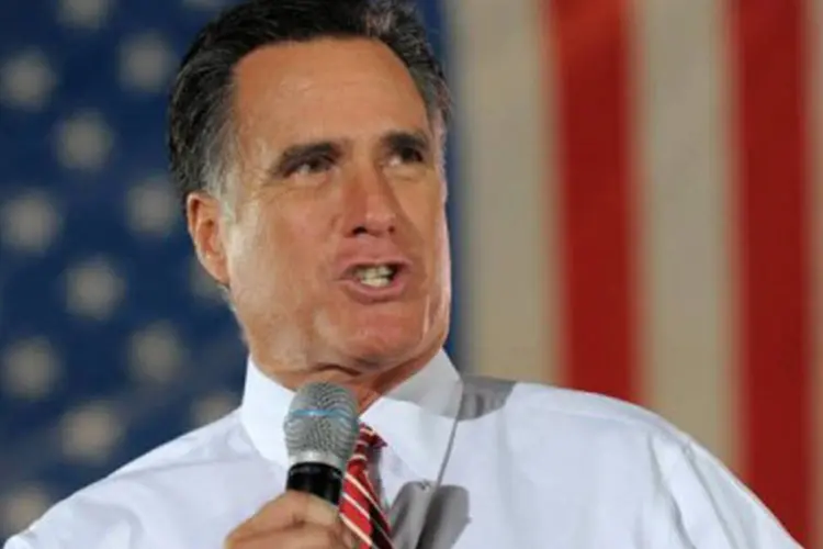
	Mitt Romney: a campanha do republicano informou nesta segunda-feira que come&ccedil;ou outubro com 191,2 milh&otilde;es de d&oacute;lares em caixa
 (©AFP / Jewel Samad)