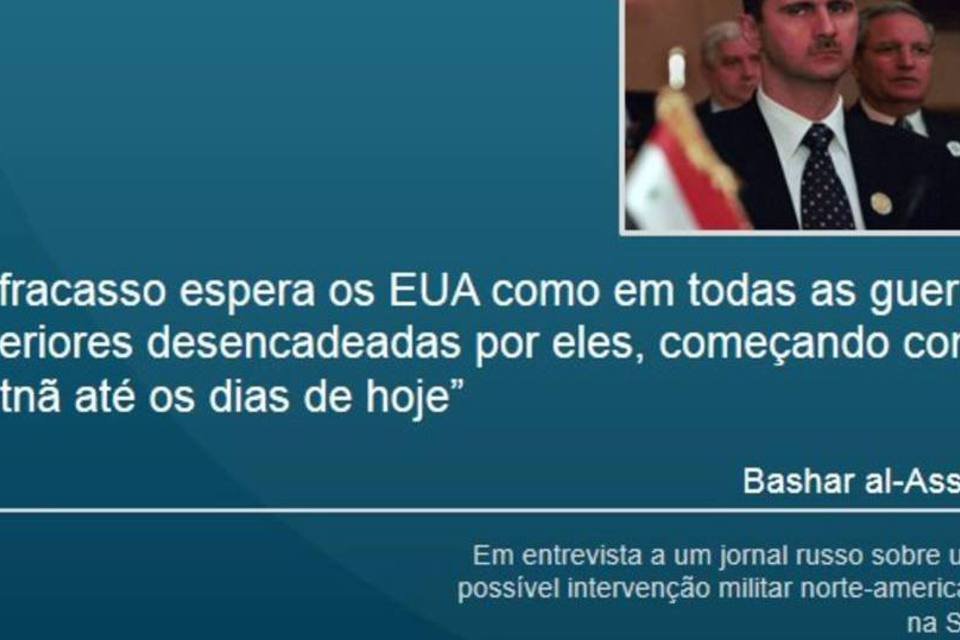 15 frases do ditador Bashar al-Assad sobre a guerra na Síria