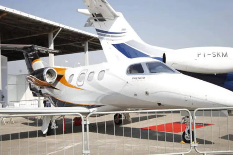 Modelo Embraer Phenom 300: em entregas de jatos, a Embraer começou com 2,7% de participação em 2005 e atingiu 19% do volume de entregas em 2010 (Rafael Cusato)