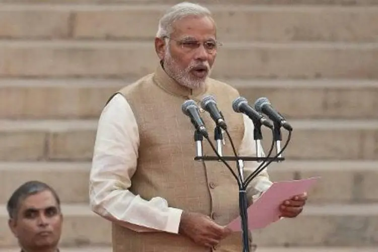 Narendra Modi: "queremos ter relações pacíficas e amistosas com o Paquistão" (Prakash Singh/AFP)