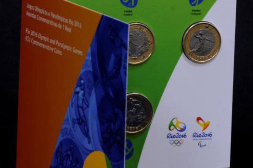 Moedas e selos são lançados em homenagem às Olimpíadas