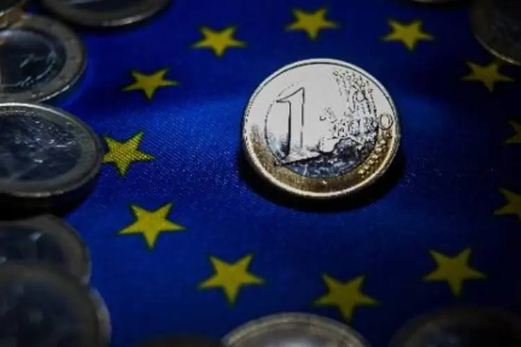 Zona do euro: núcleo da inflação também foi confirmado em 1,2 por cento sobre o ano anterior (Philippe Huguen/AFP)