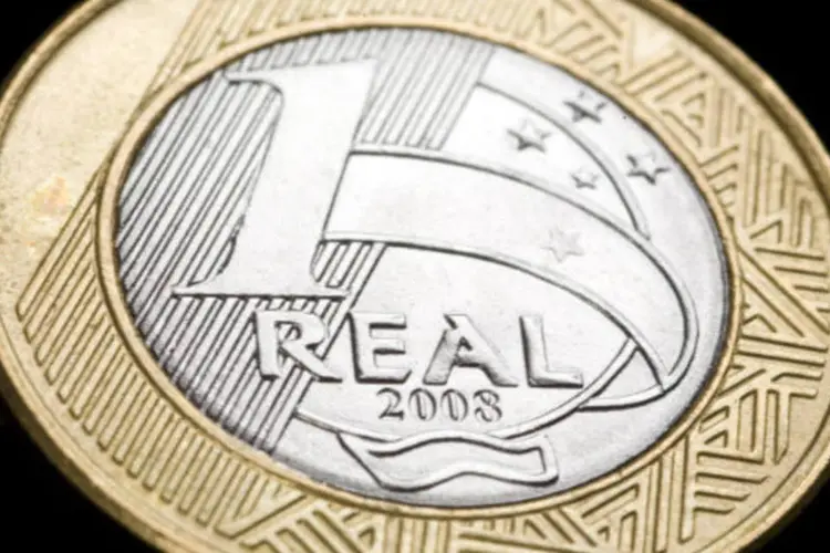 Economia brasileira: moeda de um real (Marcos Issa/Bloomberg)