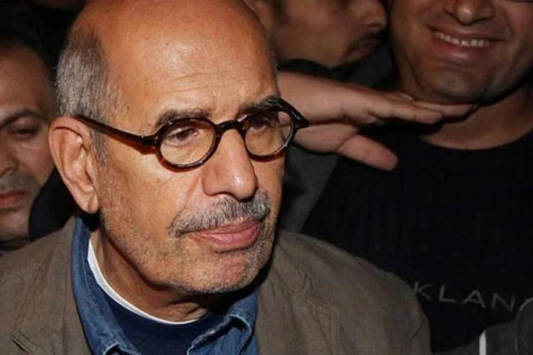 Mohamed ElBaradei, líder opositor egípcio: "Exército egípcio ficará ao lado do povo" (Peter Macdiarmid/Getty Images)