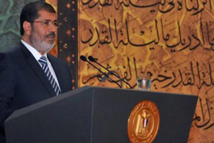 O presidente egípcio: Mohamed Mursi viajará para Washington em setembro (©AFP / -)