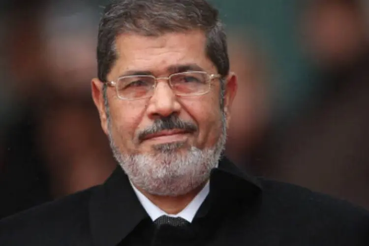 
	Mohammed Mursi: presidente deposto est&aacute; sendo julgado com outros 14 dirigentes islamitas por seu suposto envolvimento na morte de manifestantes
 (Getty Images)