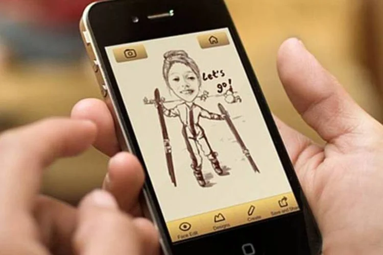 Caricaturas (Image by Placeit.net / EXAME.com)