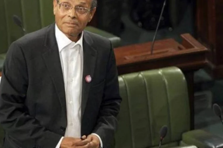 Moncef Marzouki foi o único candidato na disputa pela presidência (Fethi Belaid/AFP)
