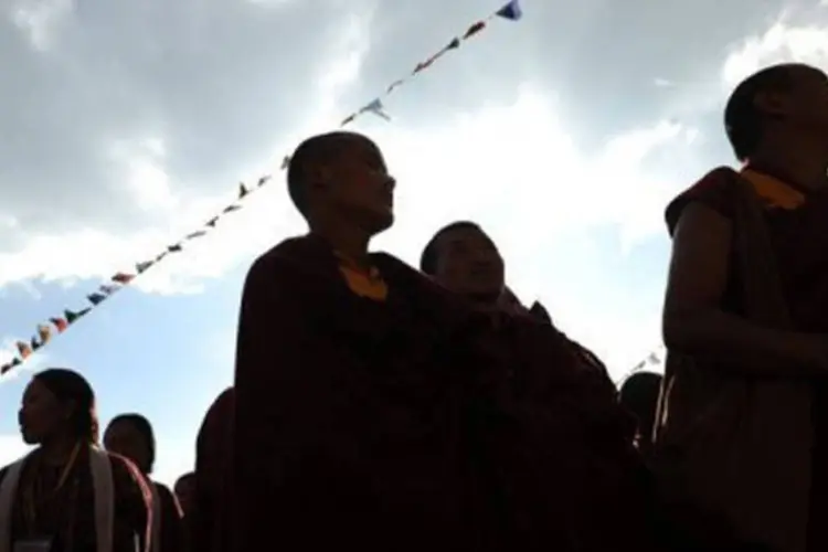 Mais de 30 tibetanos faleceram após colocar fogo em seus próprios corpos na onda de protestos que se iniciou no ano passado contra a situação no Tibete (Diptendu Dutta/AFP)