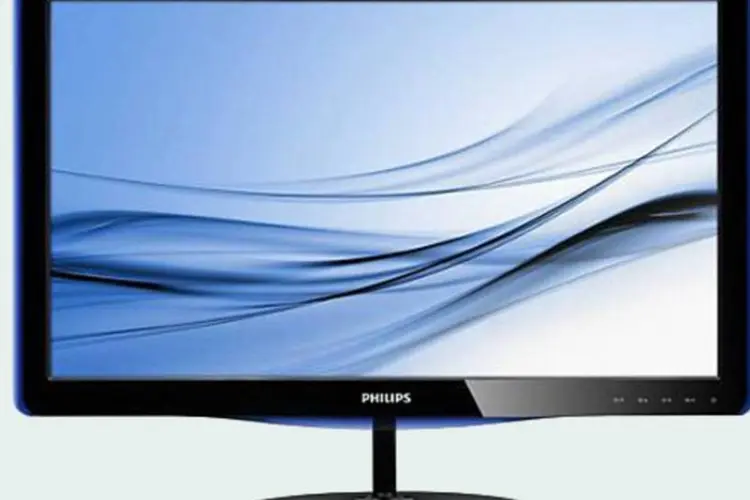 Monitor da Philips: empresa pretende incentivar os parcerios comerciais a ampliarem as vendas de sua linha de monitores (Divulgação)