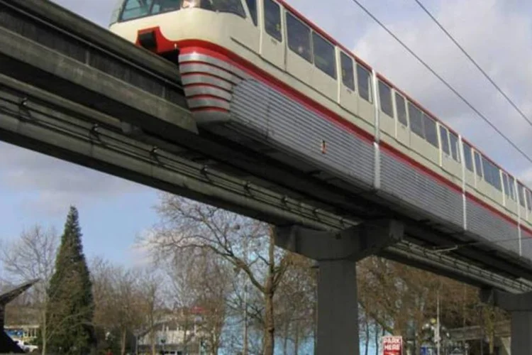 Monotrilho em Seattle, nos EUA: modelo é o favorito para São Paulo (Klaus/Wikimedia Commons)