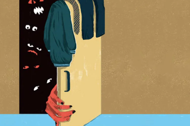 Ilustração - Monstros no armário (Francisco Martins/EXAME.com)