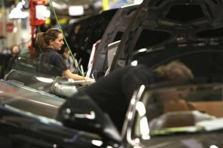 
	Montadora no Reino Unido: o n&uacute;mero de pessoas empregadas aumentou 90 mil nos tr&ecirc;s meses at&eacute; novembro, para o total de 29,68 milh&otilde;es
 (Christopher Furlong/Getty Images)