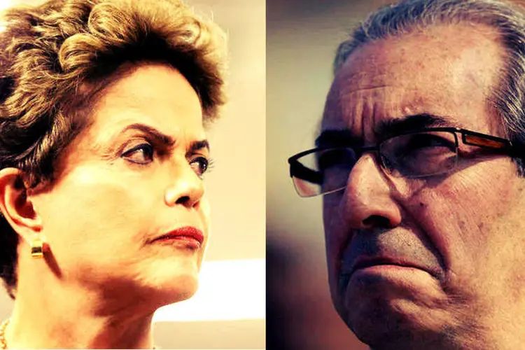 Dilma Rousseff e Eduardo Cunha: (Montagem com fotos da Agência PT/ Fotos Públicas e /Reuters)