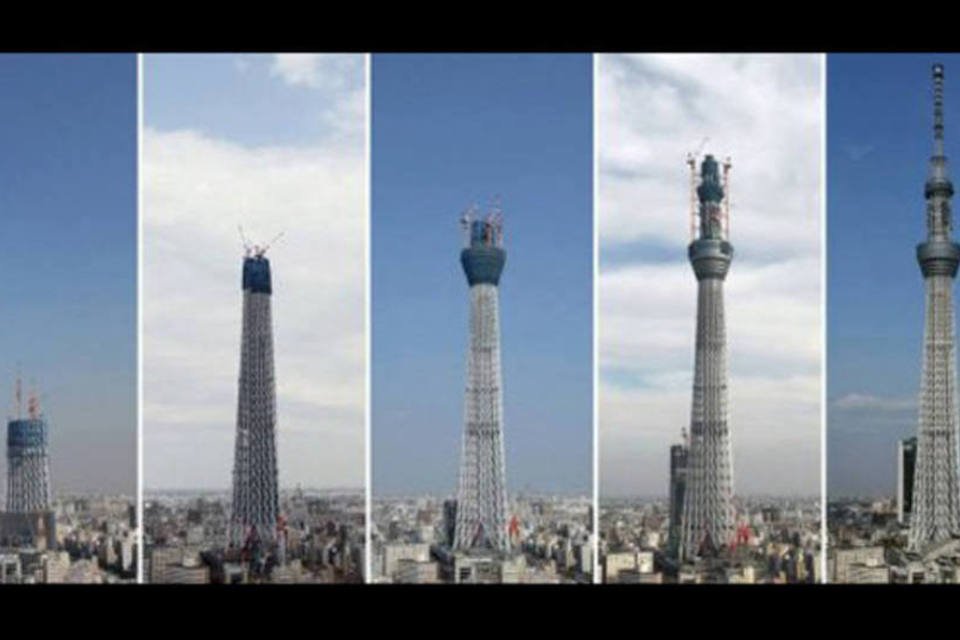Maior torre do mundo é inaugurada em Tóquio