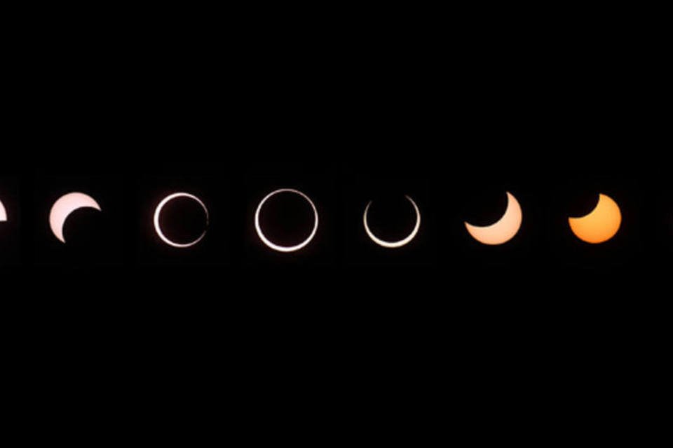 Eclipse: anel de fogo ilumina o céu na Ásia e nos EUA