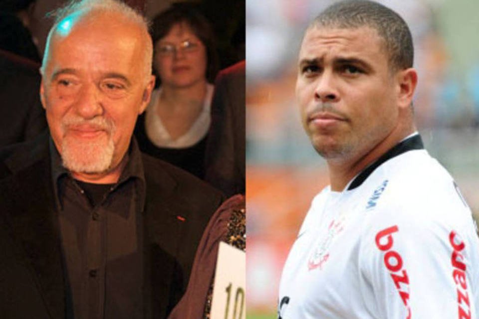 Ronaldo e Paulo Coelho farão propaganda para a ONU
