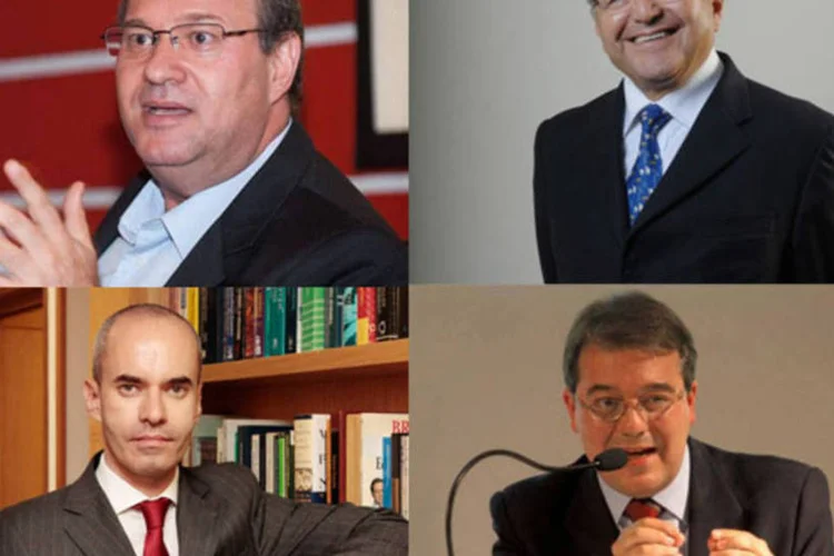 Para a inflação, a projeção dos economistas fica acima do centro da meta (4,5%) mas abaixo do teto, de 6,5% (Montagem)