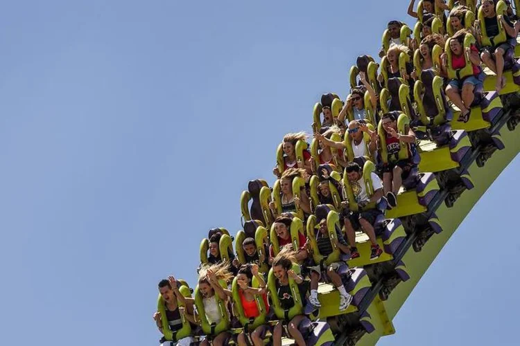 
	O Ibovespa fecha a semana com perdas de 2,98%
 (Bloomberg News/Ken James)