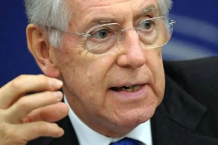O premiê italiano, Mario Monti: com as novas medidas, a Itália tenta frear o contágio da dívida depois de ficar na mira dos mercados
 (Frederick Florin/AFP)