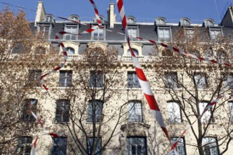Sede da Agência Moody's em Paris: para esta agência, nenhum país da Zona Euro, nem os considerados mais sólidos, está a salvo de uma redução de sua nota
 (Thomas Samson/AFP)
