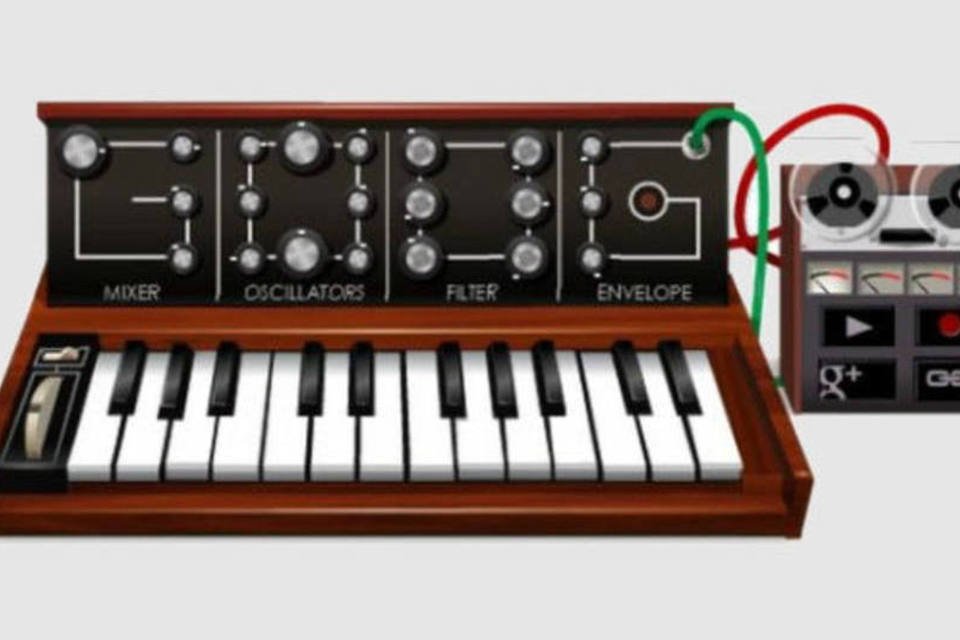 Google põe teclado Moog que toca de verdade em sua página