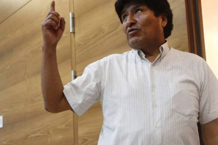 
	O presidente da Bol&iacute;via, Evo Morales:&nbsp;oficialmente, a informa&ccedil;&atilde;o &eacute; que o avi&atilde;o usado por Amorim em viagem &agrave; Bol&iacute;via foi vistoriado para investigar se havia drogas no local.
 (REUTERS/Heinz-Peter)